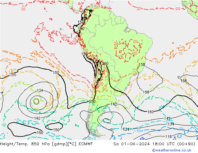 Z500/Rain (+SLP)/Z850 ECMWF  01.06.2024 18 UTC