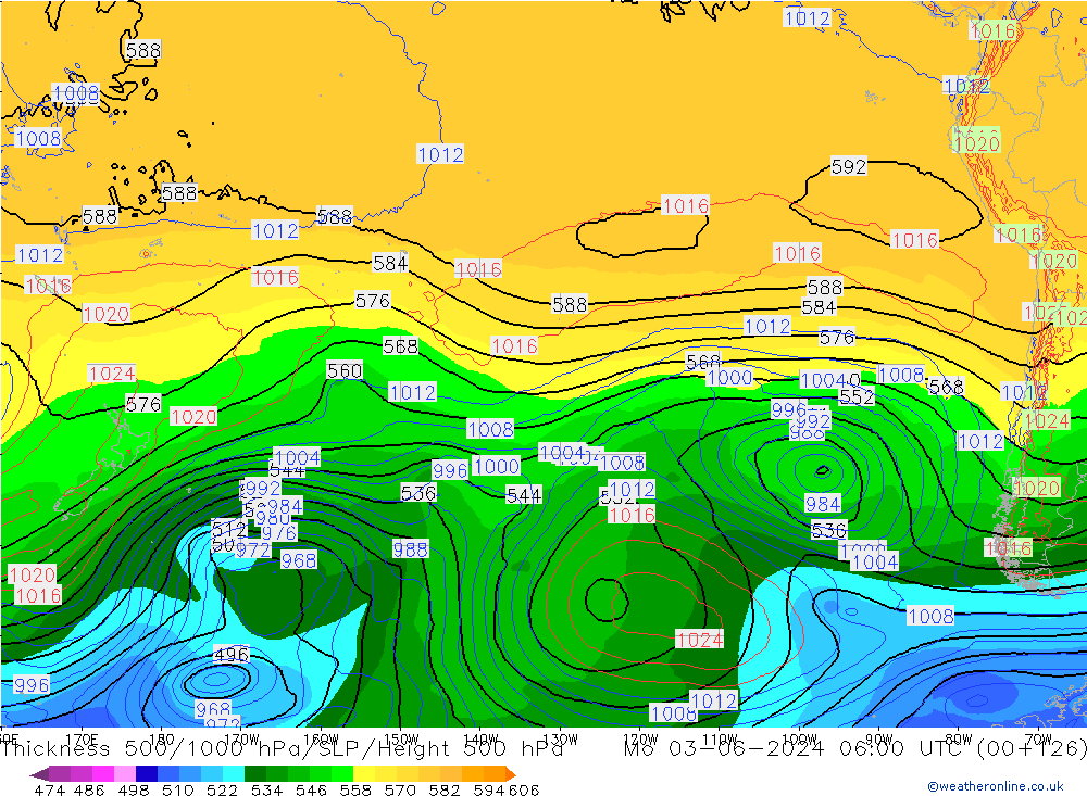 Thck 500-1000hPa ECMWF Mo 03.06.2024 06 UTC