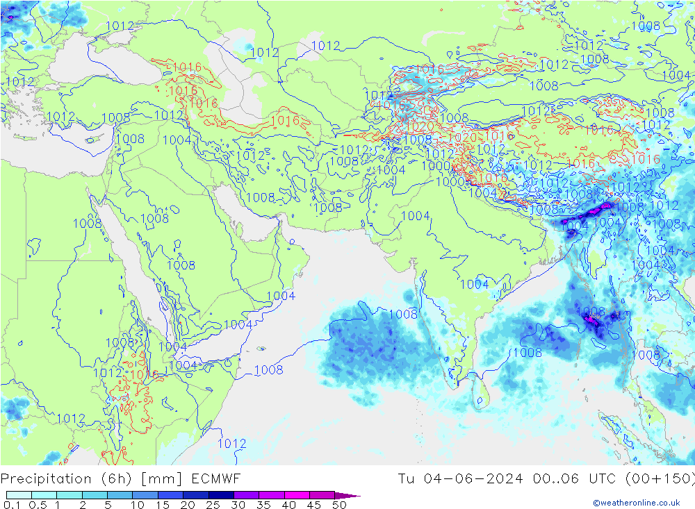 Z500/Rain (+SLP)/Z850 ECMWF  04.06.2024 06 UTC