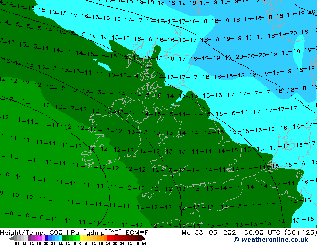 Z500/Rain (+SLP)/Z850 ECMWF ��� 03.06.2024 06 UTC