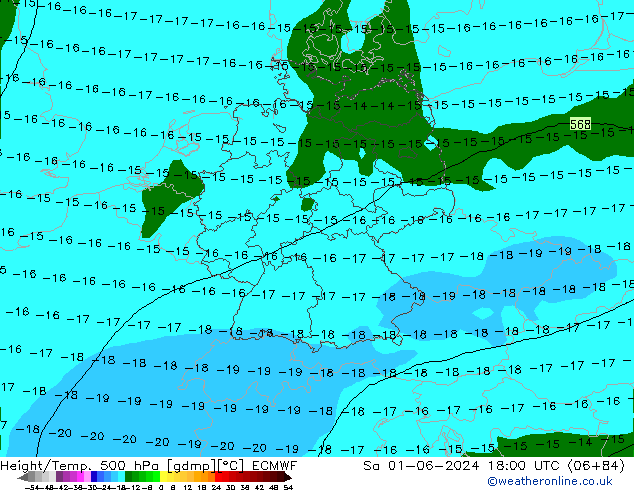 Z500/Rain (+SLP)/Z850 ECMWF Sa 01.06.2024 18 UTC