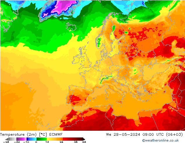     ECMWF  29.05.2024 09 UTC