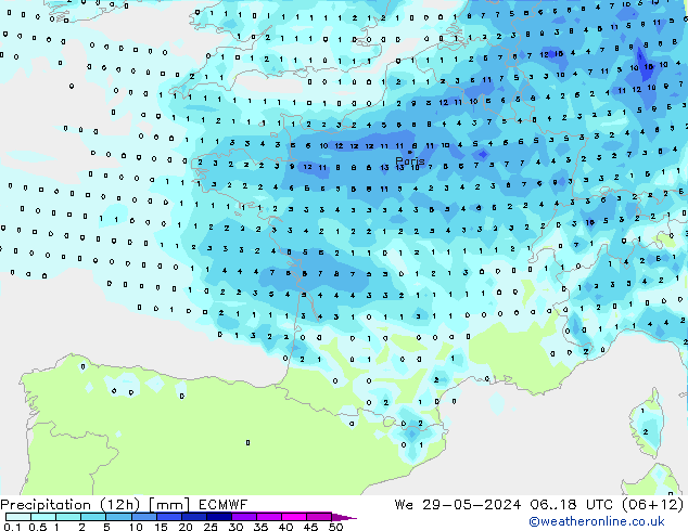  (12h) ECMWF  29.05.2024 18 UTC