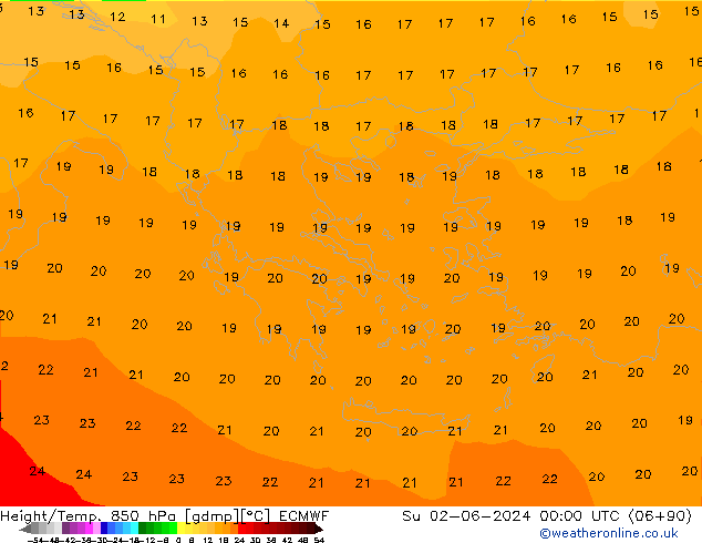 Z500/Rain (+SLP)/Z850 ECMWF  02.06.2024 00 UTC