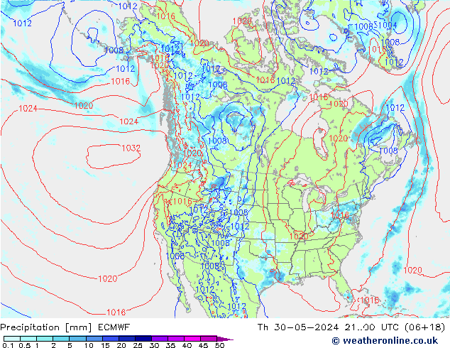 Yağış ECMWF Per 30.05.2024 00 UTC