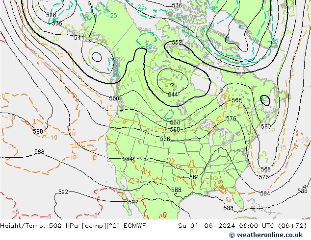 Z500/Yağmur (+YB)/Z850 ECMWF Cts 01.06.2024 06 UTC