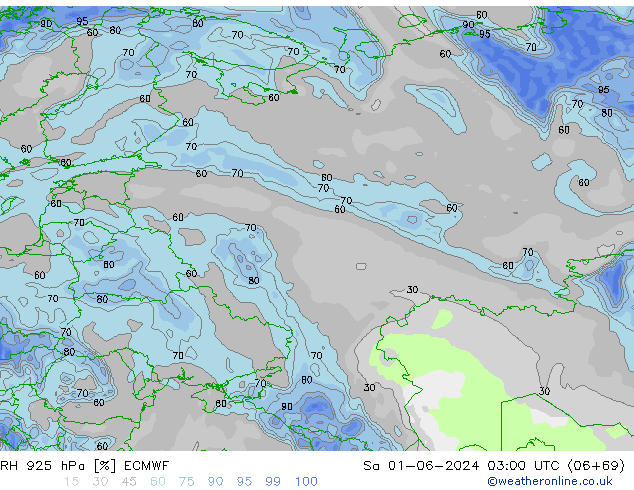 925 hPa Nispi Nem ECMWF Cts 01.06.2024 03 UTC