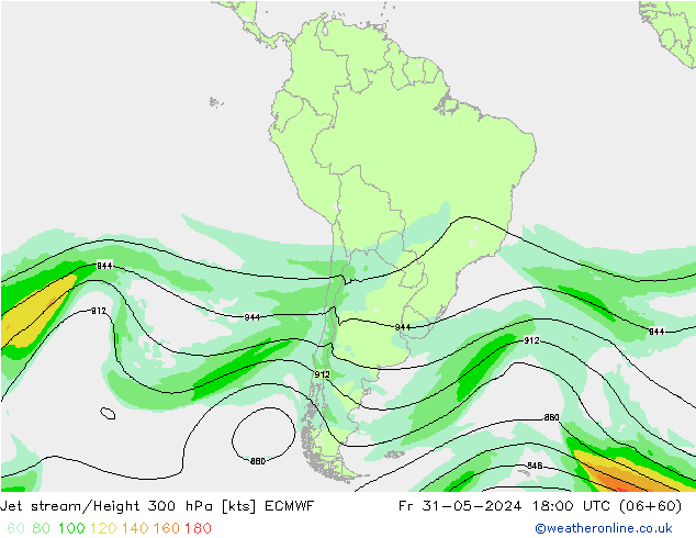 Courant-jet ECMWF ven 31.05.2024 18 UTC