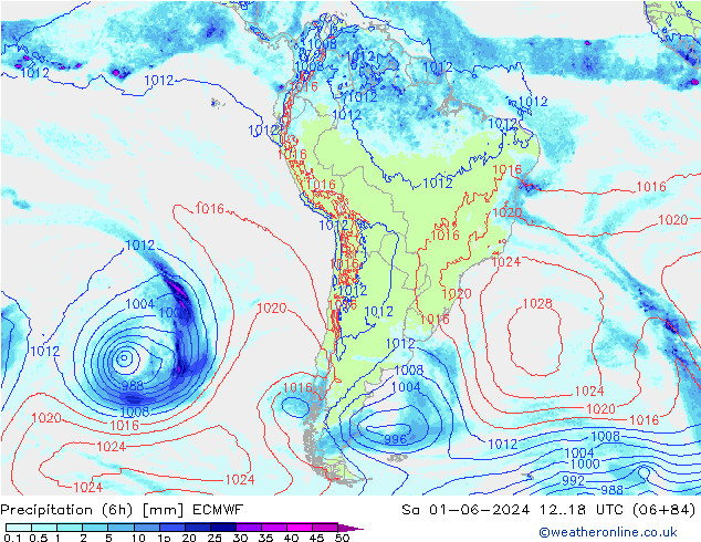 Z500/Rain (+SLP)/Z850 ECMWF  01.06.2024 18 UTC