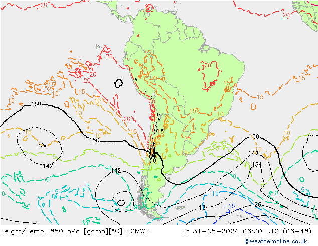 Z500/Rain (+SLP)/Z850 ECMWF pt. 31.05.2024 06 UTC