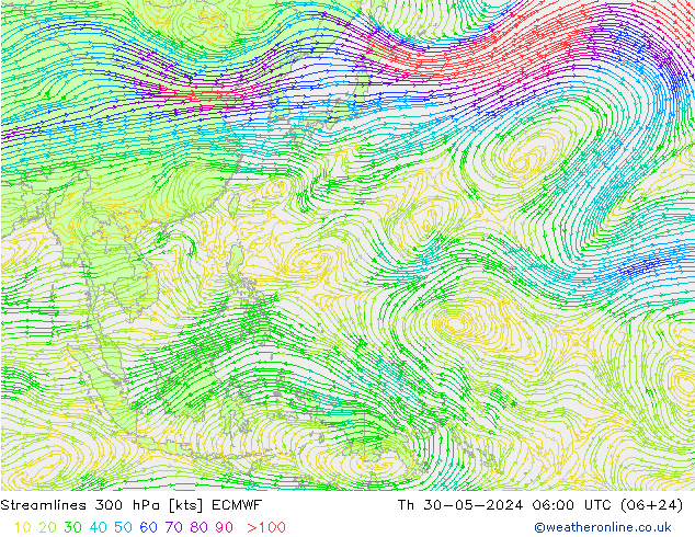  300 hPa ECMWF  30.05.2024 06 UTC