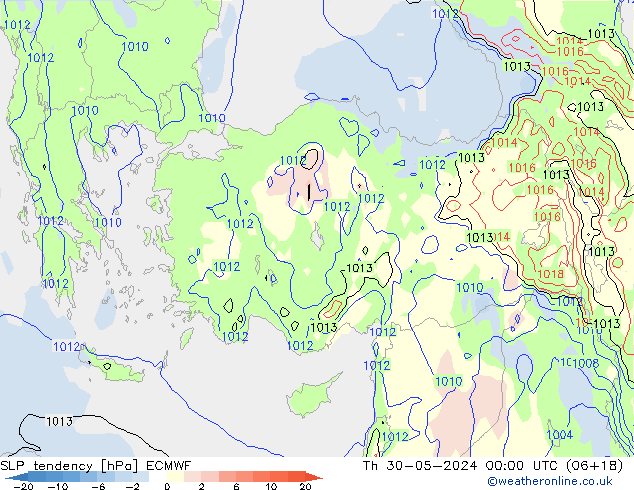 tendencja ECMWF czw. 30.05.2024 00 UTC