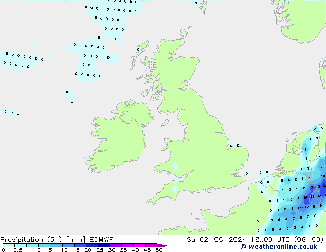 opad (6h) ECMWF nie. 02.06.2024 00 UTC