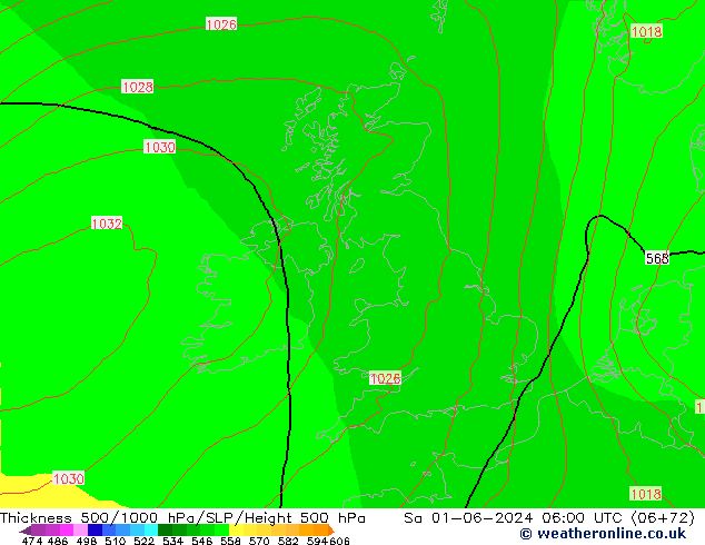 Thck 500-1000hPa ECMWF Sa 01.06.2024 06 UTC