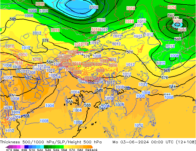 Thck 500-1000hPa ECMWF  03.06.2024 00 UTC