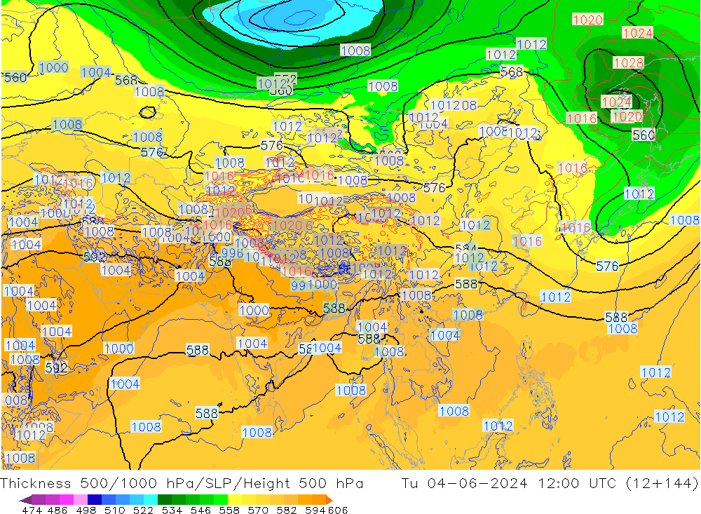 Thck 500-1000hPa ECMWF mar 04.06.2024 12 UTC