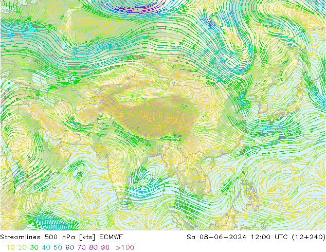  500 hPa ECMWF  08.06.2024 12 UTC