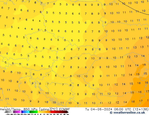 Z500/Rain (+SLP)/Z850 ECMWF mar 04.06.2024 06 UTC