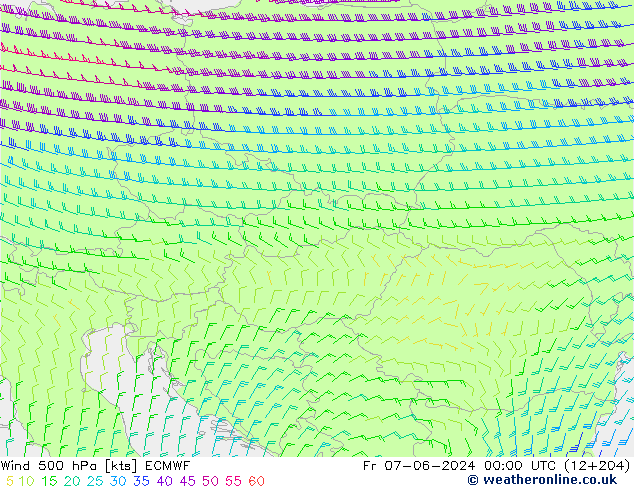 Wind 500 hPa ECMWF vr 07.06.2024 00 UTC