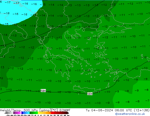 Z500/Rain (+SLP)/Z850 ECMWF Tu 04.06.2024 06 UTC