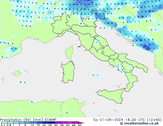 Z500/Rain (+SLP)/Z850 ECMWF Sa 01.06.2024 00 UTC