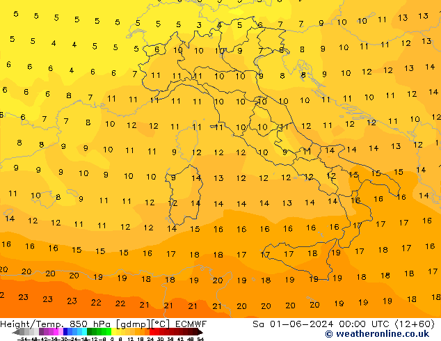 Z500/Rain (+SLP)/Z850 ECMWF Sa 01.06.2024 00 UTC