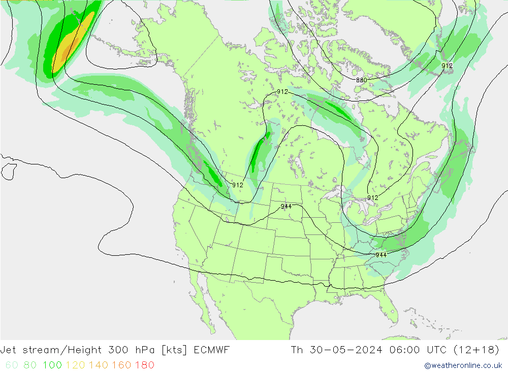 джет ECMWF чт 30.05.2024 06 UTC