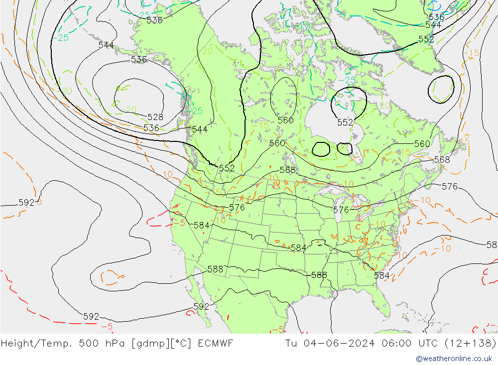 Z500/Rain (+SLP)/Z850 ECMWF mar 04.06.2024 06 UTC