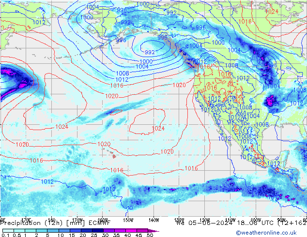 осадки (12h) ECMWF ср 05.06.2024 06 UTC