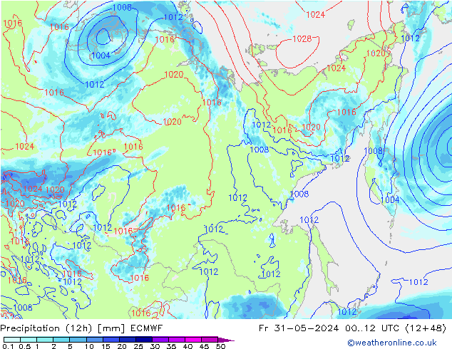  (12h) ECMWF  31.05.2024 12 UTC