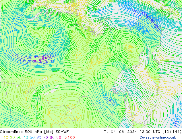  500 hPa ECMWF  04.06.2024 12 UTC