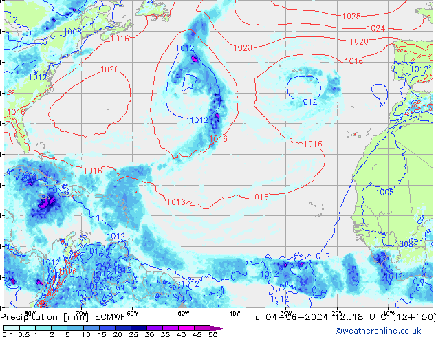 Yağış ECMWF Sa 04.06.2024 18 UTC