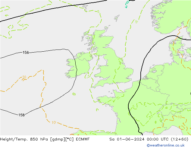 Z500/Regen(+SLP)/Z850 ECMWF za 01.06.2024 00 UTC