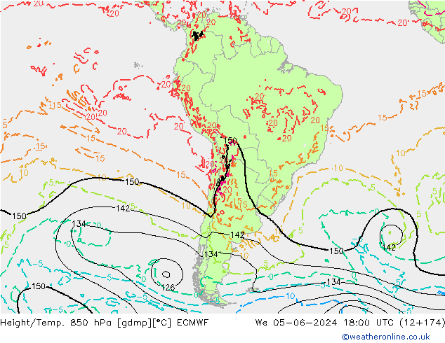 Z500/Rain (+SLP)/Z850 ECMWF  05.06.2024 18 UTC