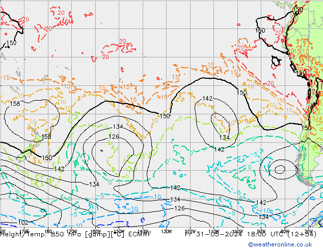 Z500/Rain (+SLP)/Z850 ECMWF ven 31.05.2024 18 UTC