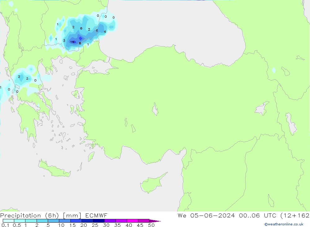 Z500/Rain (+SLP)/Z850 ECMWF mer 05.06.2024 06 UTC