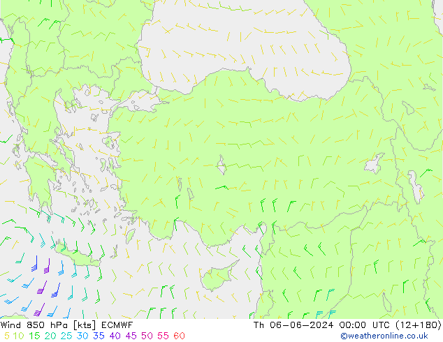  850 hPa ECMWF  06.06.2024 00 UTC