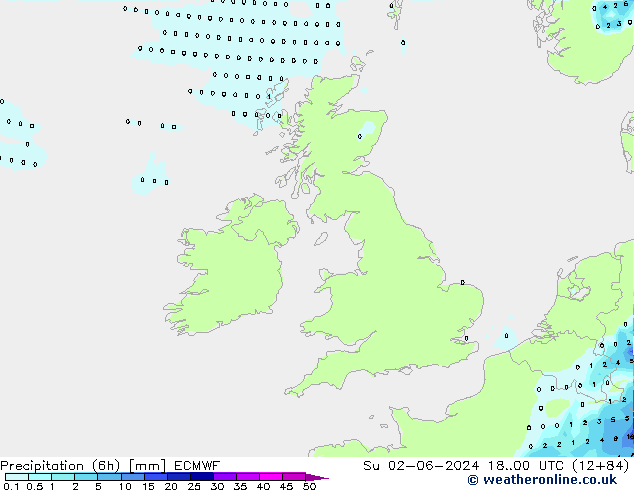 Z500/Rain (+SLP)/Z850 ECMWF Ne 02.06.2024 00 UTC