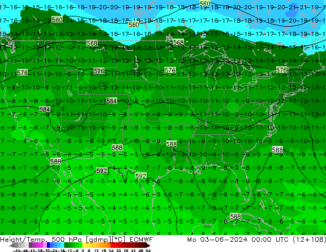 Z500/Regen(+SLP)/Z850 ECMWF ma 03.06.2024 00 UTC