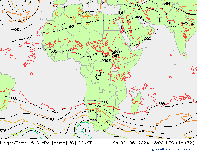 Z500/Rain (+SLP)/Z850 ECMWF  01.06.2024 18 UTC