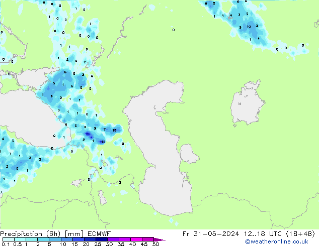 Z500/Rain (+SLP)/Z850 ECMWF пт 31.05.2024 18 UTC