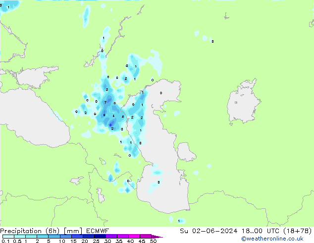 Z500/Rain (+SLP)/Z850 ECMWF nie. 02.06.2024 00 UTC