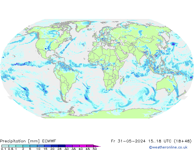 Yağış ECMWF Cu 31.05.2024 18 UTC