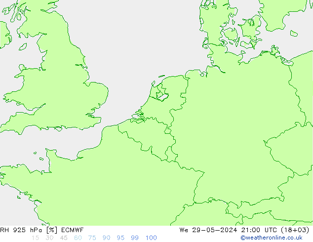RV 925 hPa ECMWF wo 29.05.2024 21 UTC