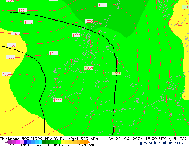 Thck 500-1000hPa ECMWF Sa 01.06.2024 18 UTC