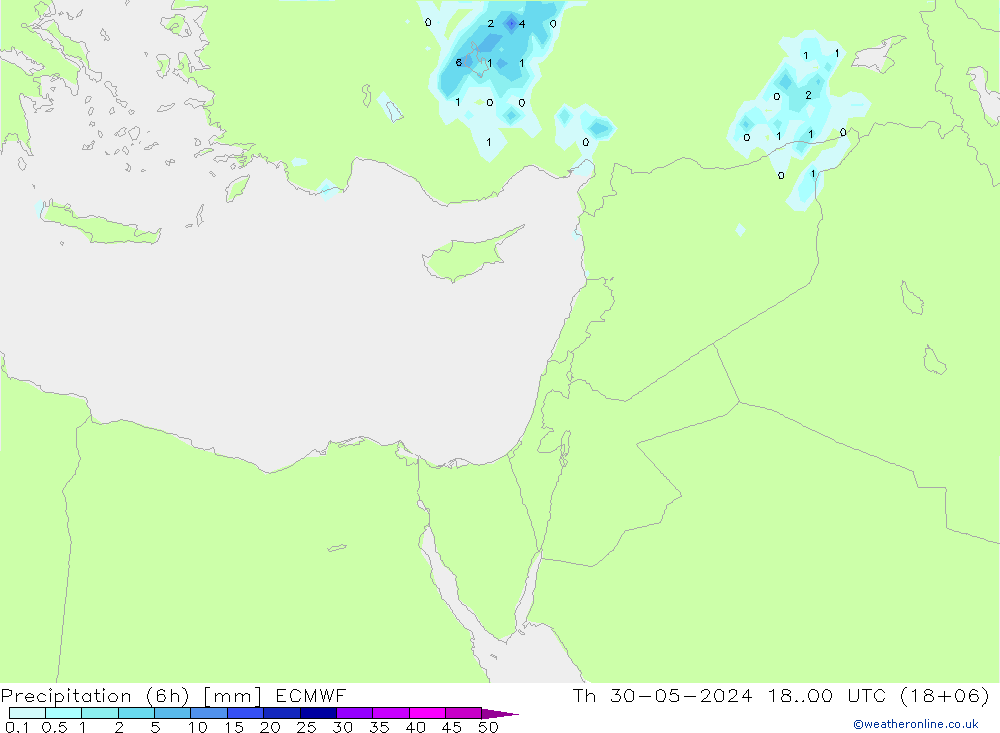 Z500/Rain (+SLP)/Z850 ECMWF Qui 30.05.2024 00 UTC