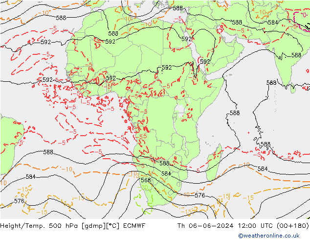 Z500/Regen(+SLP)/Z850 ECMWF do 06.06.2024 12 UTC