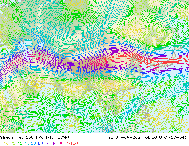  200 hPa ECMWF  01.06.2024 06 UTC