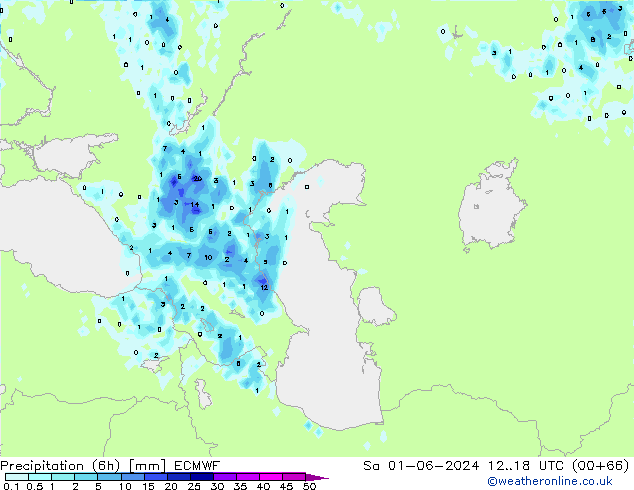 Z500/Rain (+SLP)/Z850 ECMWF Sa 01.06.2024 18 UTC