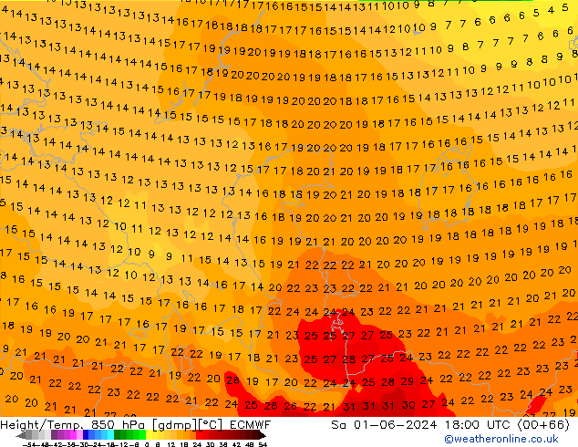 Z500/Rain (+SLP)/Z850 ECMWF Sa 01.06.2024 18 UTC